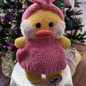 Crocheted Baby Girl Duck