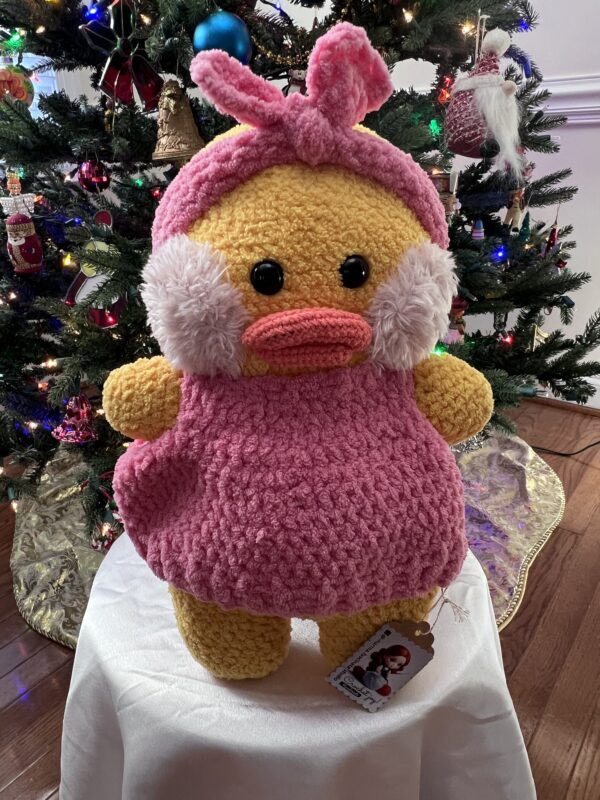 Crocheted Baby Girl Duck