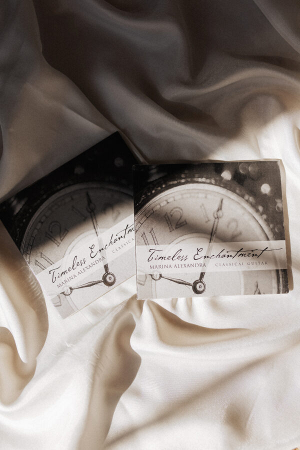 CD with Relaxing Guitar Music by Virtuosa Musician Marina Alexandra