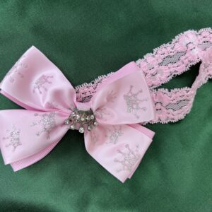 Pink Bow Headband