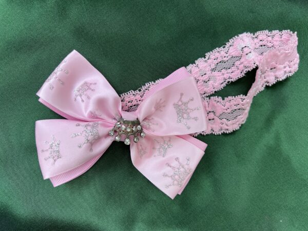 Pink Bow Headband