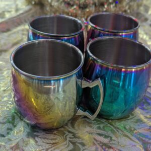 Metal Cups with Lustrous Finish - Quantify Six