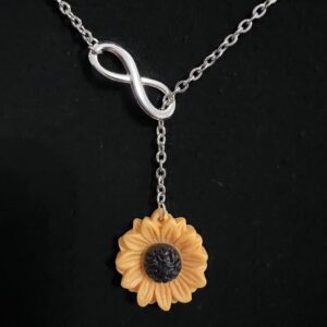 Adjustable Sunflower Necklace