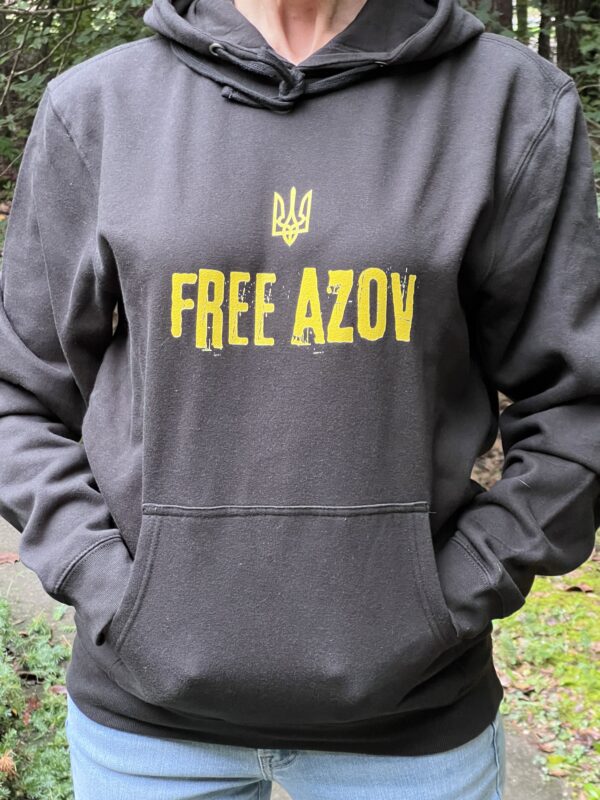 Hoodie with Free Azov message